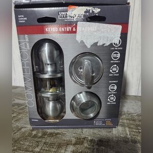 Universal Hardware Keyed Entry And Deadbolt